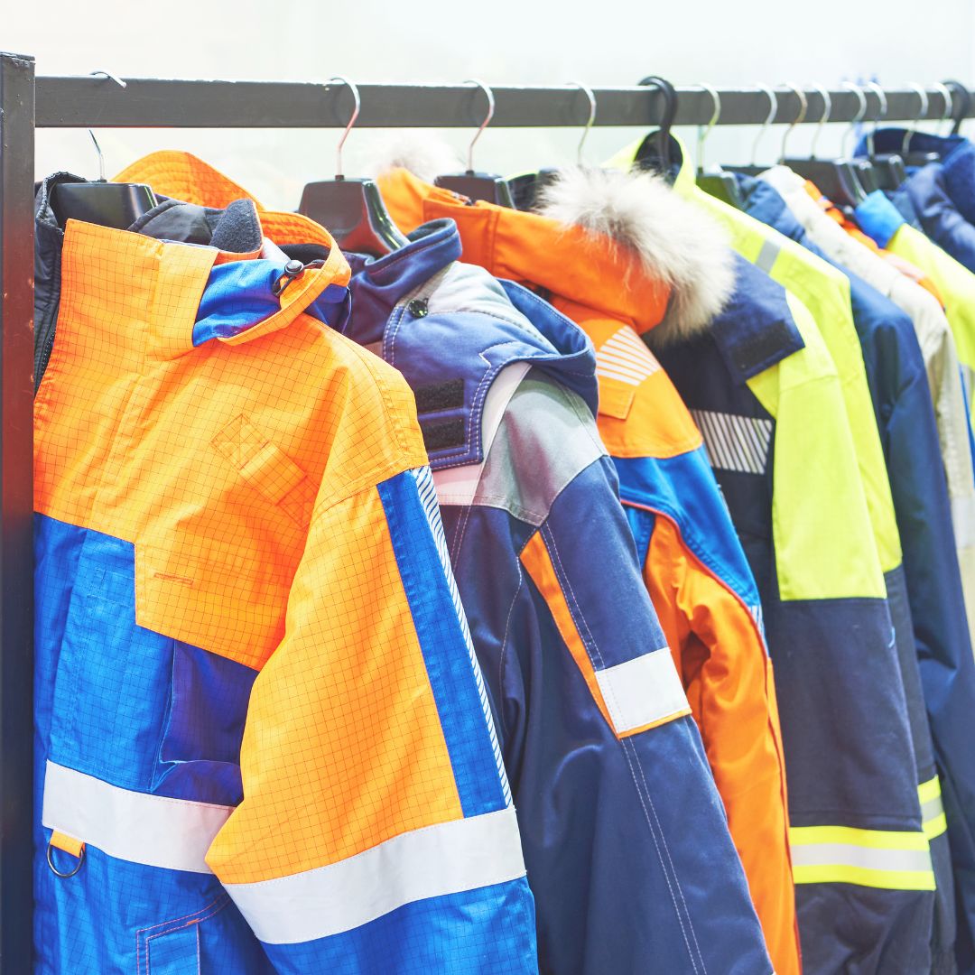 Uniformes laborales realizados en diferentes tejidos.